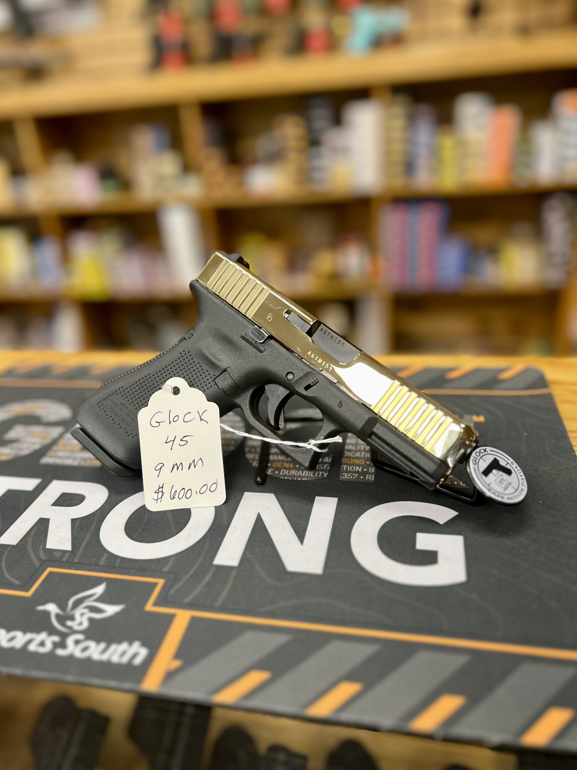 Glock 45 GOLD, 9mm. $600 | Schuylkill Gun Works